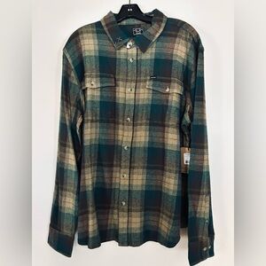 Dark Seas Flannel Button Up- NWT